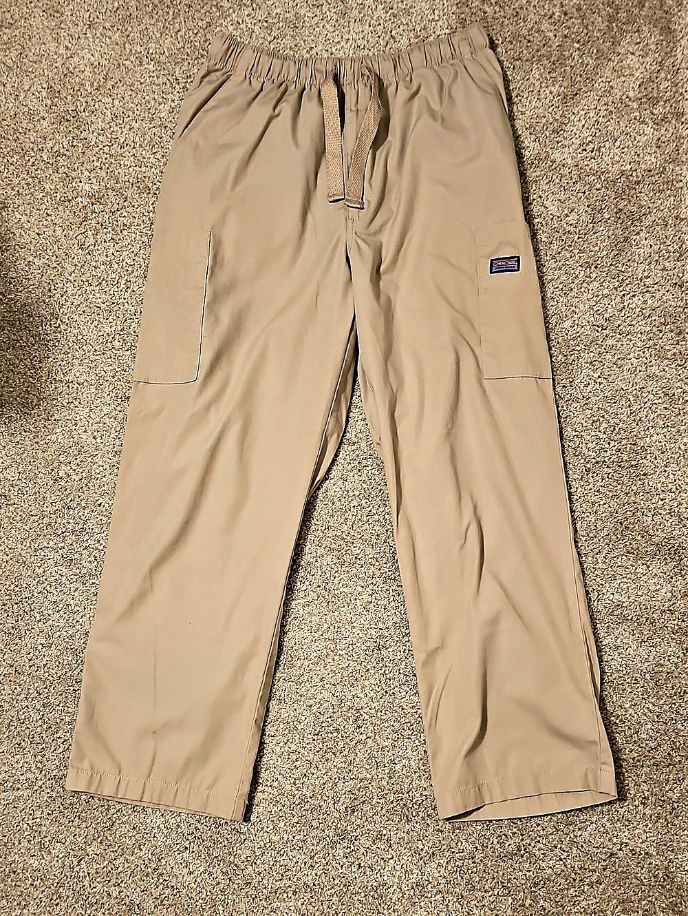 Cherokee Workwear Originals Unisex Drawstring Cargo Scrub Pants Cargo Scrub